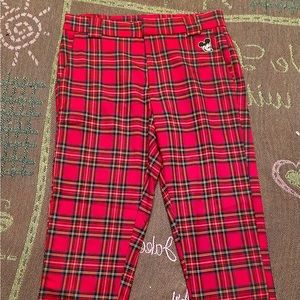 Mickey Mouse x F21 plaid trousers!